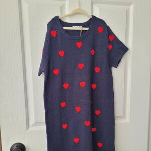 Dex Kids Knit Heart Dress